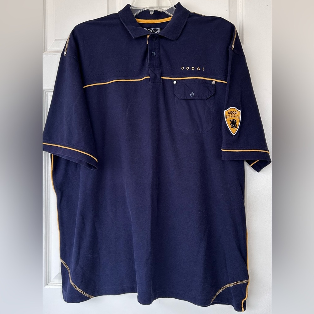 Coogi Men’s‎ Polo Shirt Arm Patch Size XXL